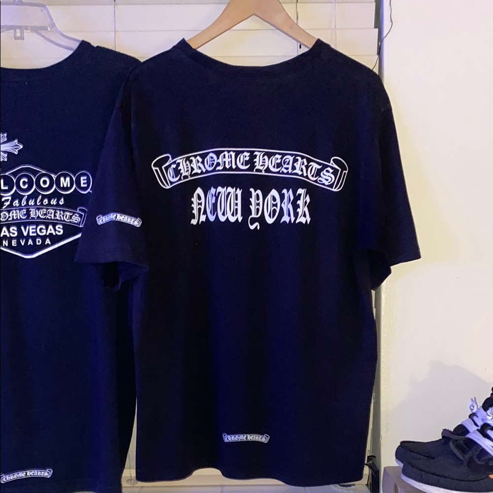 Chrome Hearts Black New York Tee